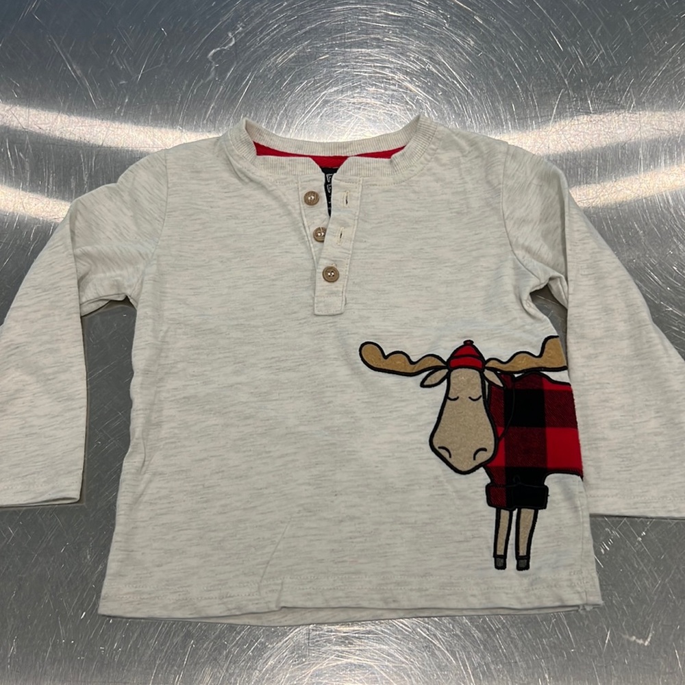 Toddler Henley Long Sleeved T Shirt